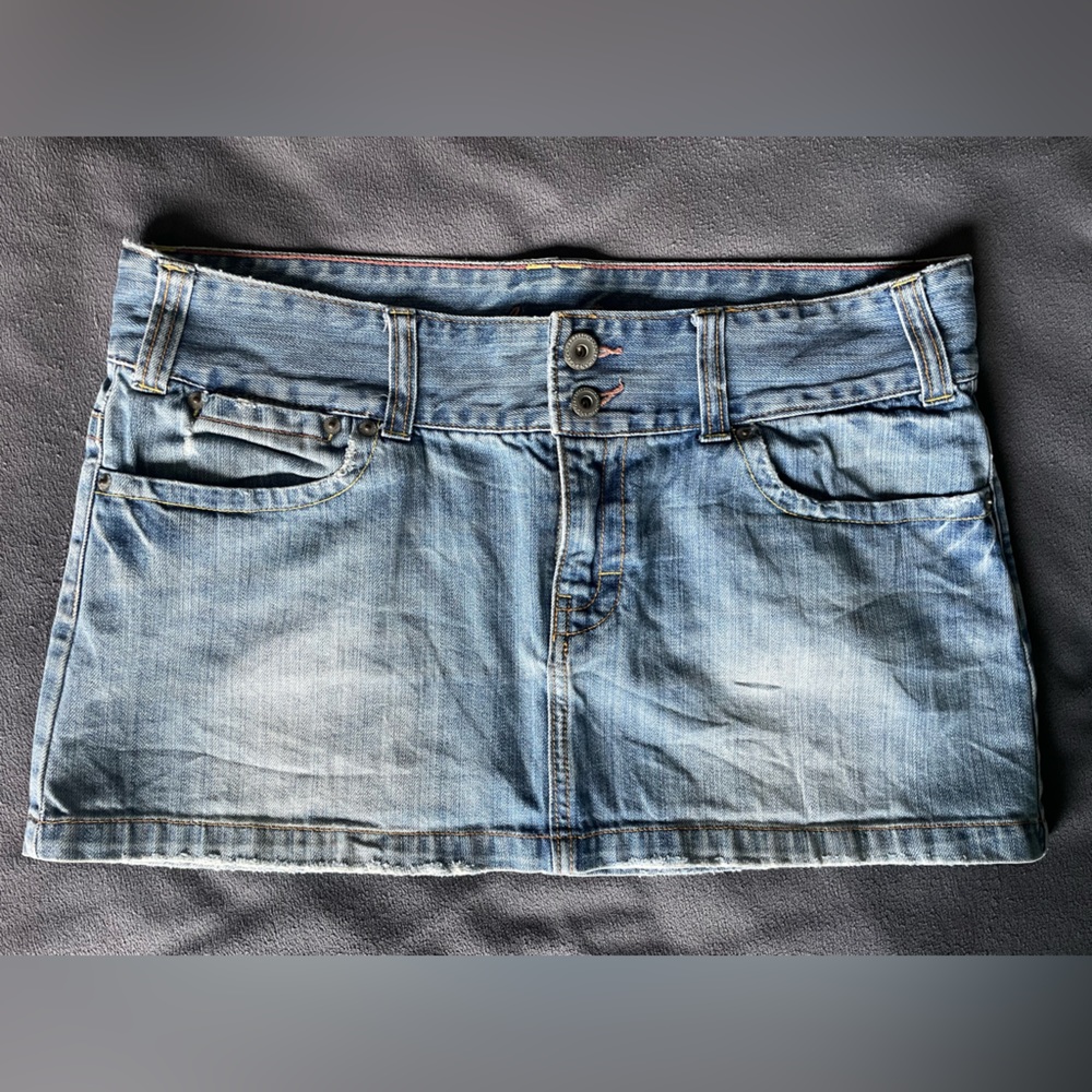 American Eagle denim/jean mini skirt, size 12